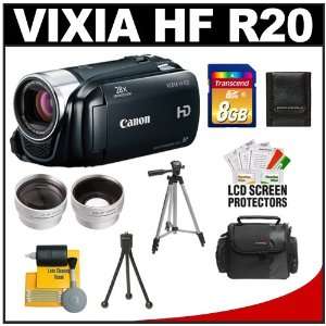  Canon Vixia HF R20 Flash Memory 1080p HD Digital Video 