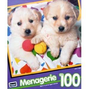  100pc. Menagerie Pair O Pups Puzzle Toys & Games
