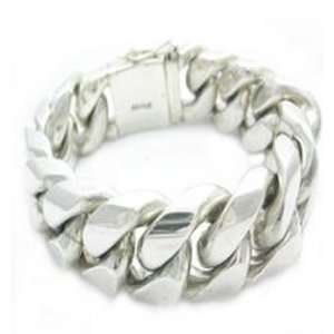  Curve Link Silver Bracelet Jewelry