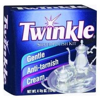  Twinkle Silver Polish Kit, Gentle Anti Tarnish Cream, 4.38 