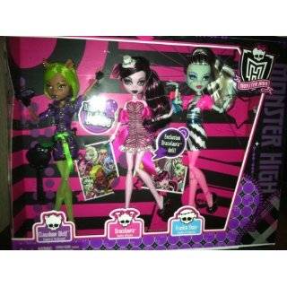 Monster High Ghoul Spirit Action Figure Doll 3Pack Draculaura, Cleo de 