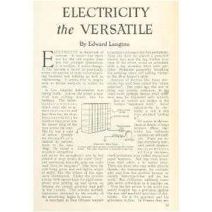    1914 Electricity Electrical Devices Changing Life 