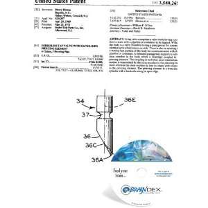   DEBRISLESS TAP VALVE WITH BACKRAKED PIERCING ELEMENT 