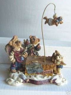BOYDS BEAR MUSIC BOX THE FLYING LESSON SEP / #641  