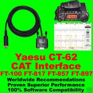 Yaesu CAT Interface FT 100, FT 817, FT 857, FT 897  