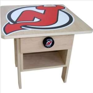  New Jersey Devils Side Table Finish Natural