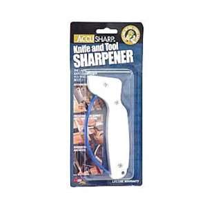  New Accu Sharp 001 Sharpener White Plastic Blister Card 