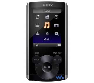 Sony Walkman NWZ E354 BLACK 8GB Digital Media Player 2 LCD/FM//WMA 