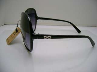 DG Vintage Retro Big Lens Womens Fashion Sunglasses Black  