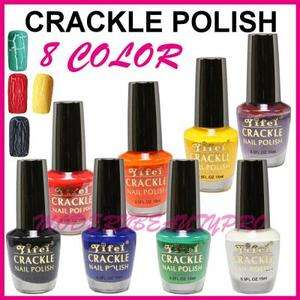 Color Crackle Crack Style Nail Polish Shatter Nail Art Cracking TIPS 