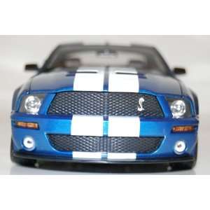   Blue W/ White Stripes 40th Anniversary 118 Die Cast Car Toys & Games