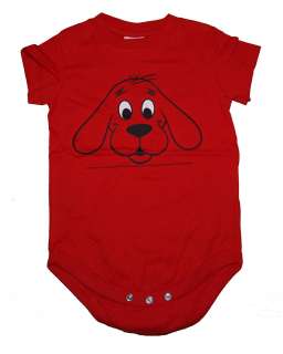 Clifford The Big Red Dog Baby Creeper Romper  