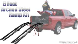 Low cost steel atv ramp kits