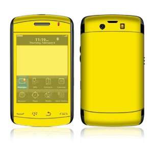  BlackBerry Storm2 9520, 9550 Decal Skin   Simply Yellow 