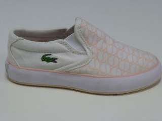 GIRLS LACOSTE SLIPON 9   10   11   11.5   13.5  