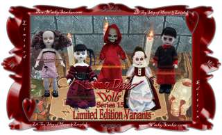 Living Dead Dolls Series 15 Variants Set of 5 Death Bathory NEAR MINT 