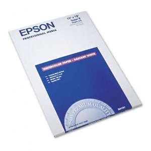  Epson® Professional Media Watercolor Inkjet Paper, White 