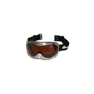  Clear Padded Frame Ski Goggles Dual Vented Double Lens 