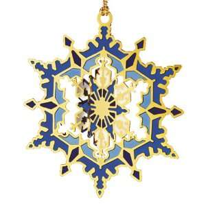    Baldwin Stained Glass Snowflake 2 1/2 inch Ornament