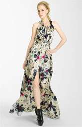 Rachel Zoe Natasha Floral Print Silk Gown $695.00