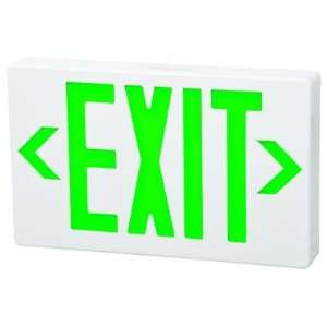  MorrisProducts 73024 Remote Capable LED Exit Sign in Green 