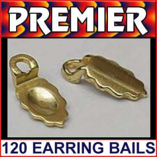 120 Aanraku EARRING Bails, Gold Plated  