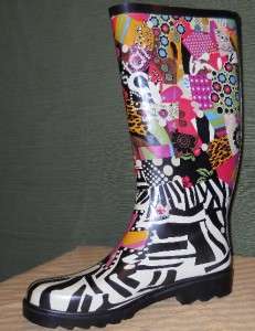 Rain Boots Great Winter Grip with Adjusting Strap Cool Graphics  