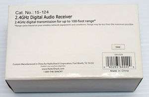 4GHz Wireless Digital Audio Receiver System 15 124  