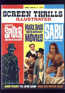 Screen Thrills #8 FN Spider Marx Bros Jimmy Stewart  