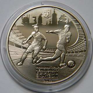 Set 5 Coin   4 cities EURO 2012 FOOTBALL Ukraine Poland Soccer Sport 