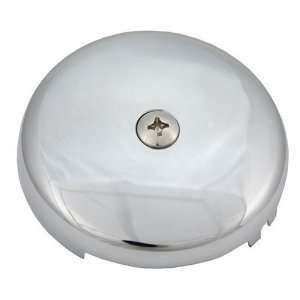  One hole Face Plate for Waste & Overflow, Chrome Finish 