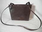 Vintage CHARLES JOURDAN Paris Brown Leather Shoulder Bag / Purse