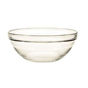 Duralex Lys Stackable Glass Bowl, 3 Set of 4  Kitchen 