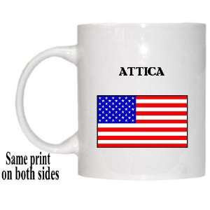  US Flag   Attica, New York (NY) Mug 