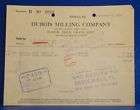 1934 DUBOIS, PA Invoice/Dubois Milling Company