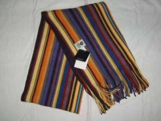 PAUL SMITH Multi Triple SCARF + HAT + GLOVES GIFT BOX COLLECTION 