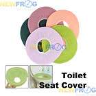 Hot Bathroom Warmer Toilet Closestool Washable Cloth Seat Pads Cover 