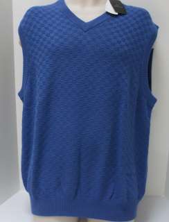 NEW GREG NORMAN Golf Knit Vest Blue or Red or Green NWT Performance 