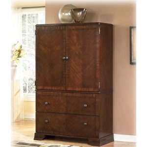   Cherry Stain Armoire Glenwood Cherry Stain Bedroom Furniture & Decor