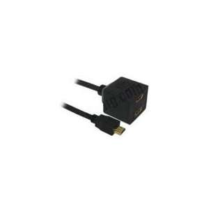  HDMI Male to 2 HDMI Female Splitter Adapter Electronics