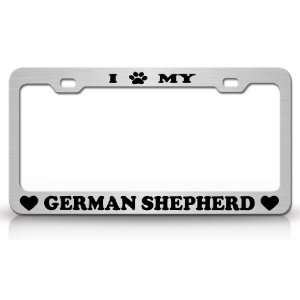 PAW MY GERMAN SHEPHERD Dog Pet Animal High Quality STEEL /METAL Auto 