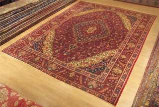 10x13 Handmade Carpet Antique Persian Bidjar Wool Rug  