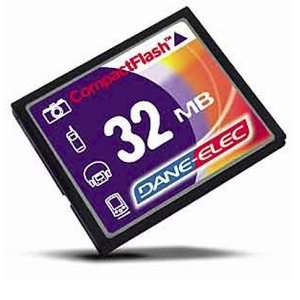  DANE ELEC 32 Mb Compact Flash Card Electronics