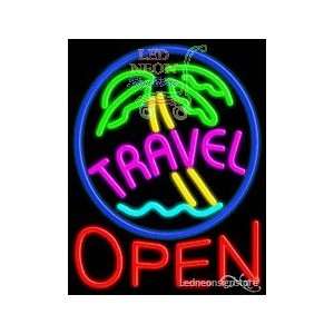  Travel Open Neon Sign