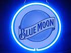 Neon 468 Blue Moon Beer Clubs Display Blue Neon Sign