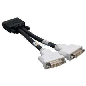  8in DMS 59 to DVI I Dual Link Splitter Cable Electronics