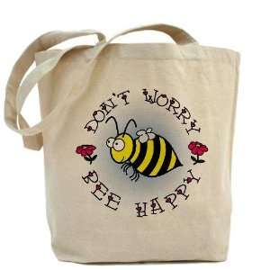  Bee Happy   Cute Tote Bag by  Beauty