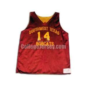   No. 14 Game Used Texas State Basketball Jersey