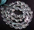 GENUINE AQUAMARINE FACETED OVAL BEADS 14 47 BEADS A43  