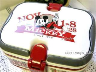 2Tier Disney Mickey Mouse Bento Lunch Box w Handle  